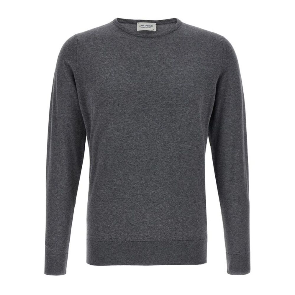 JOHN SMEDLEY Gray Cotton Men's Cardigan